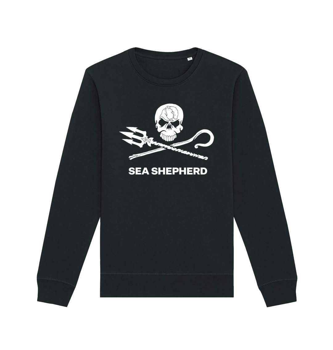Black Printed Sweater