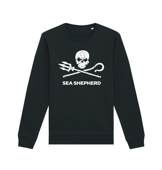 Black Printed Sweater