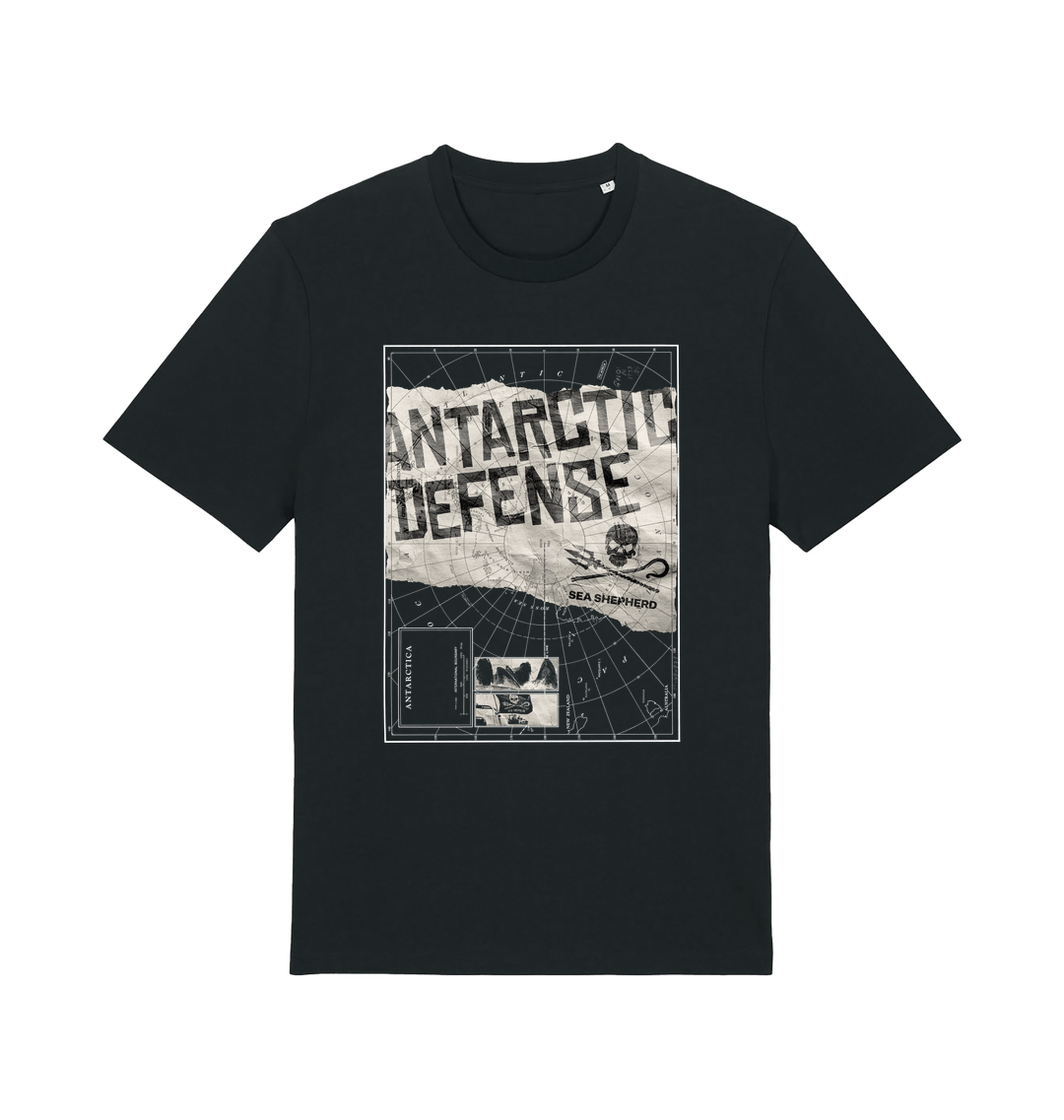 Black Printed T-shirt Front