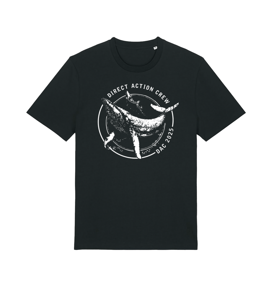 Black Printed T-shirt Front