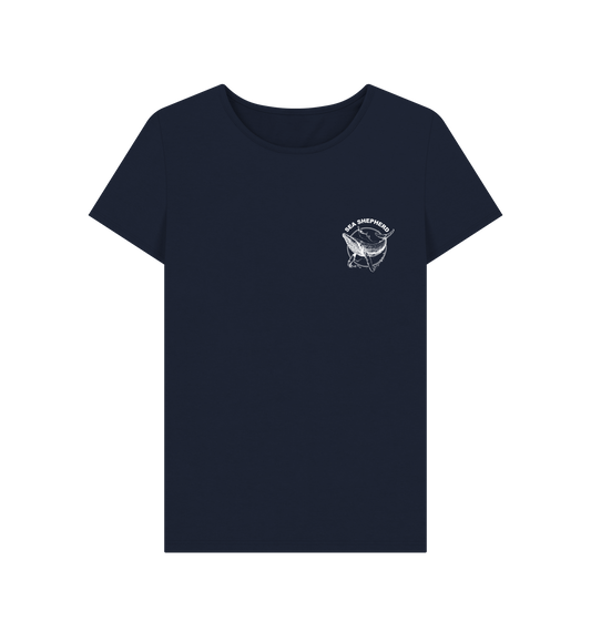 Navy Blue Printed T-shirt