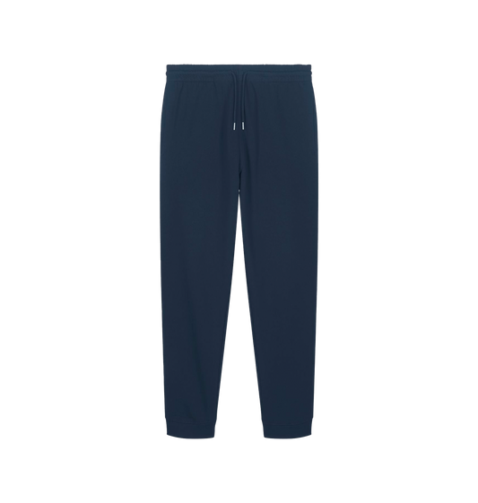 French Navy Printed Mens Joggers Front