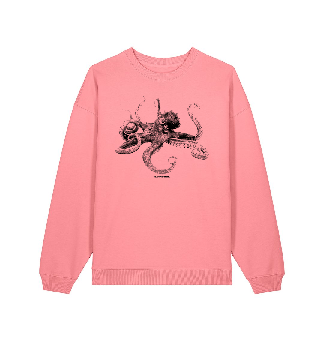 Pink Joy Printed Sweater Front
