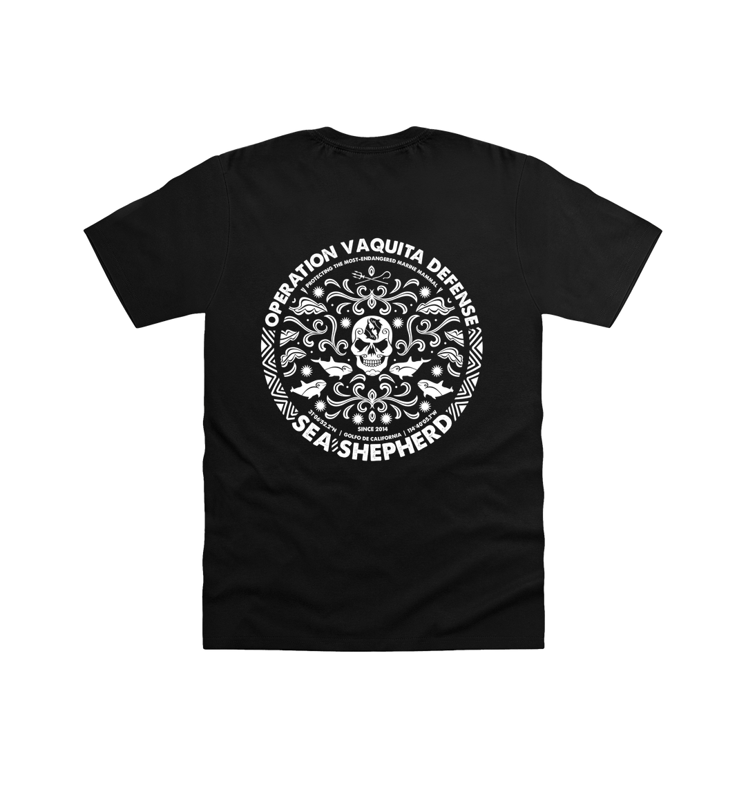 Black Printed T-shirt Back