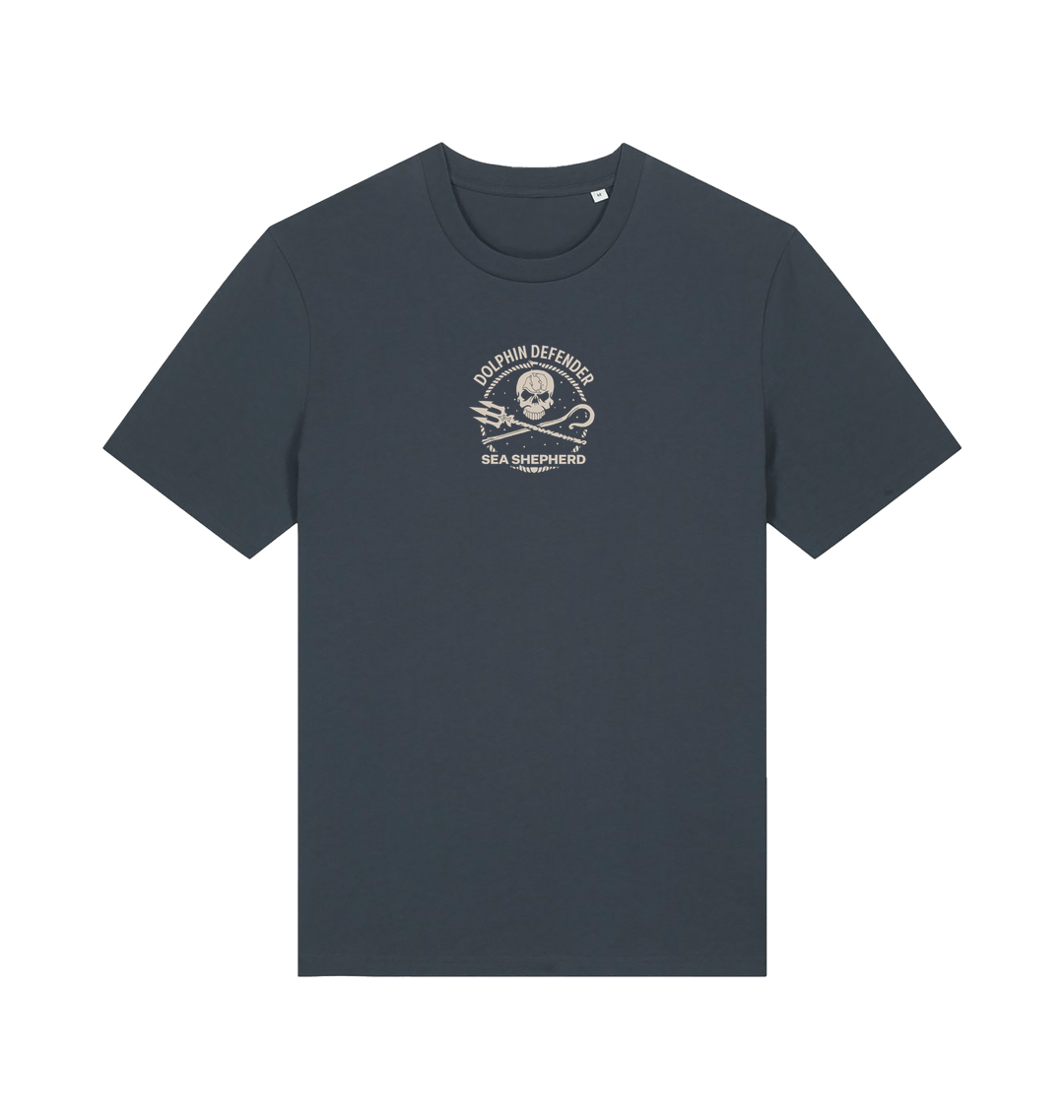 India Ink Grey Printed T-shirt Front