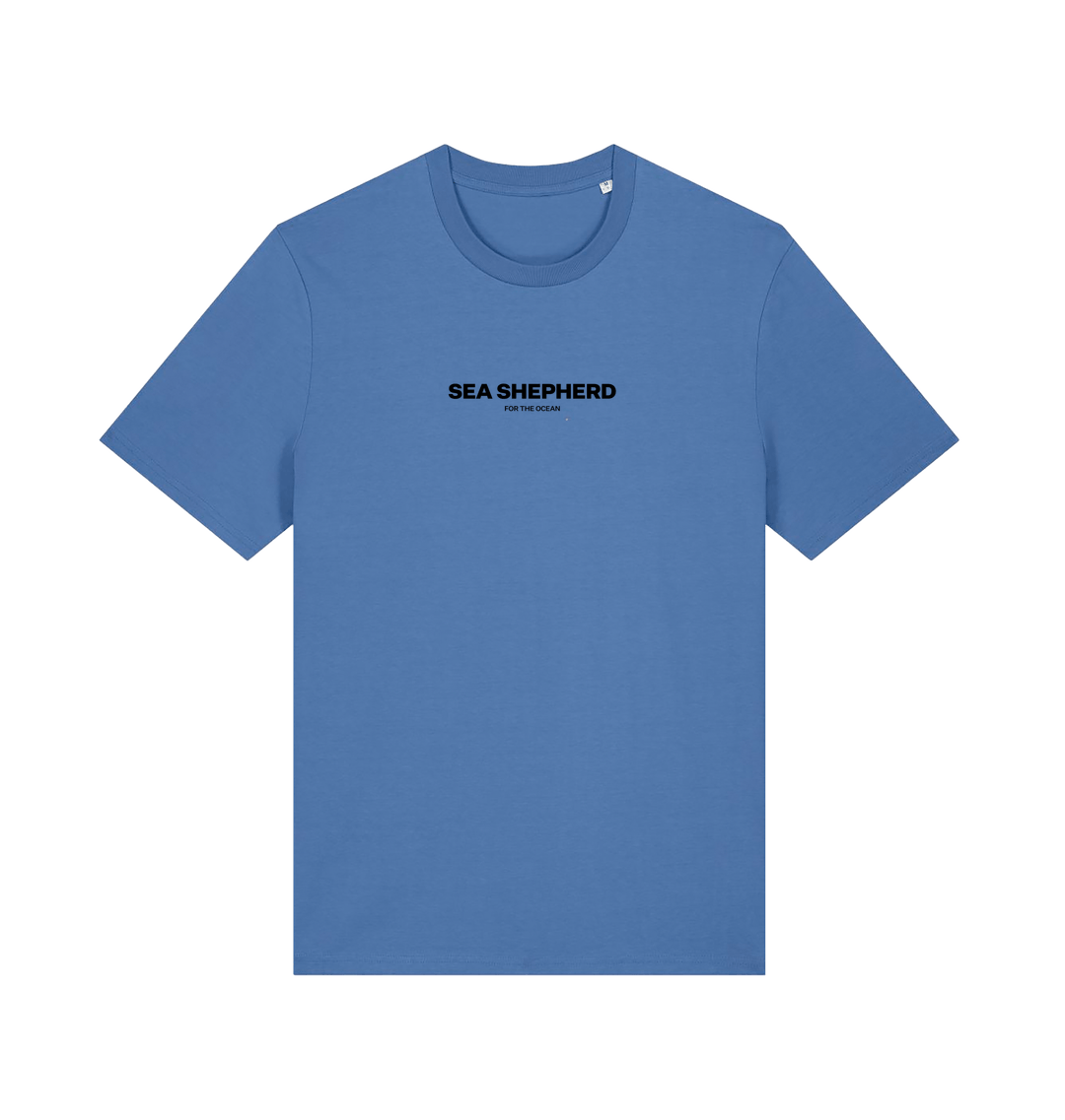 Bright Blue Printed T-shirt Front