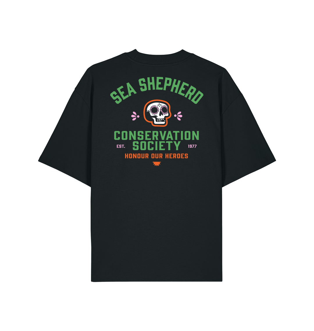Black Printed T-shirt Back