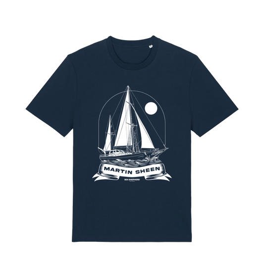 French Navy Printed T-shirt