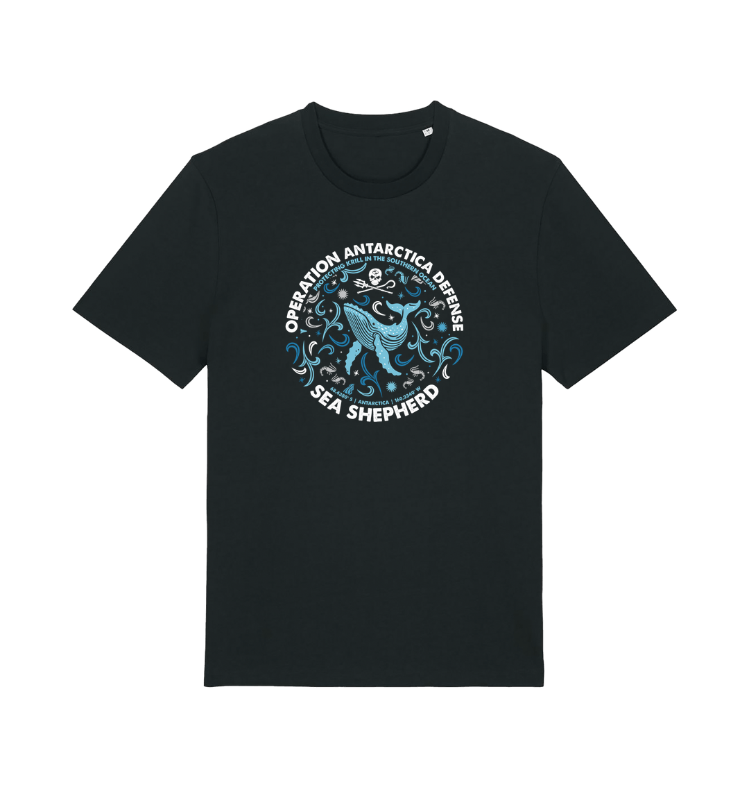 Black Printed T-shirt Front