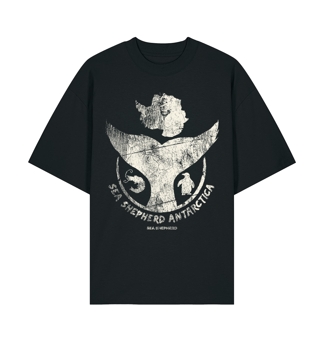 Black Printed T-shirt Front