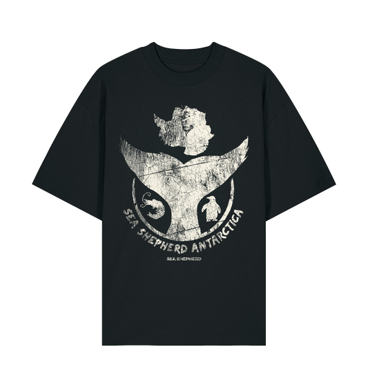 Black Printed T-shirt Front