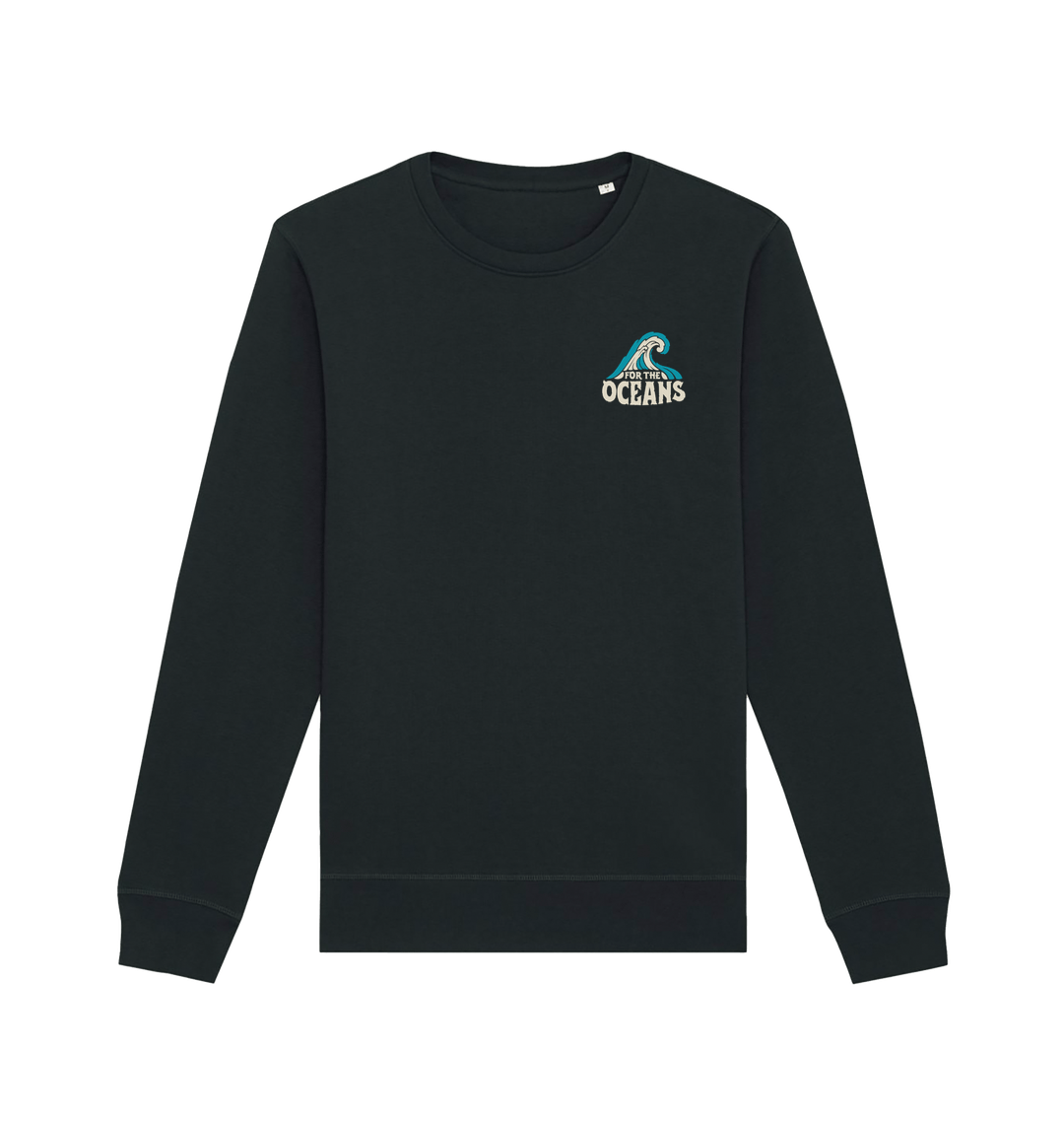 Black Printed Sweater