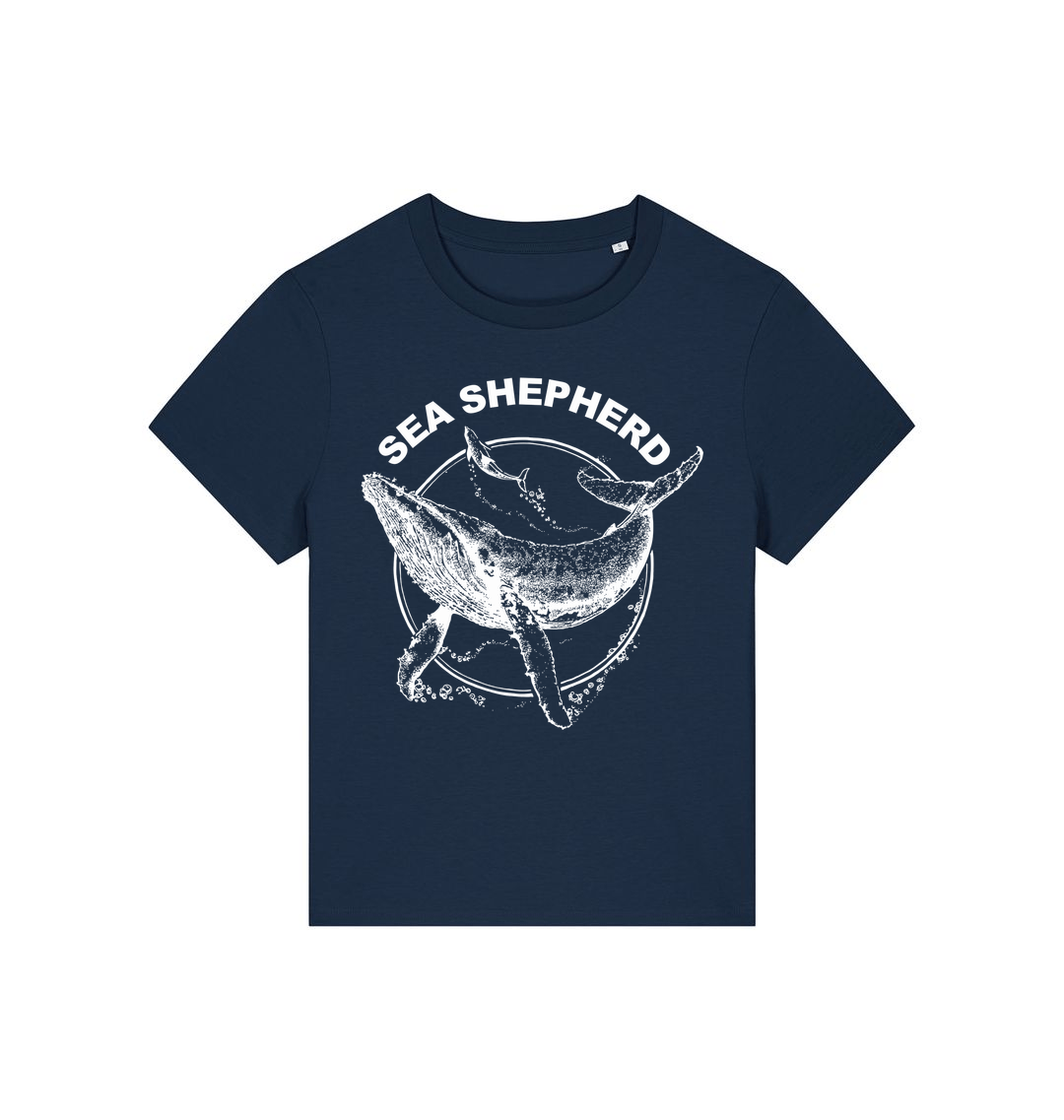 French Navy Printed T-shirt Front