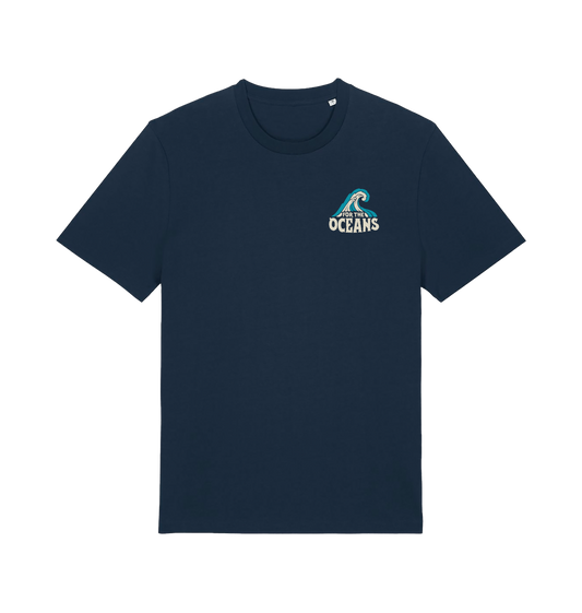French Navy Printed T-shirt Front