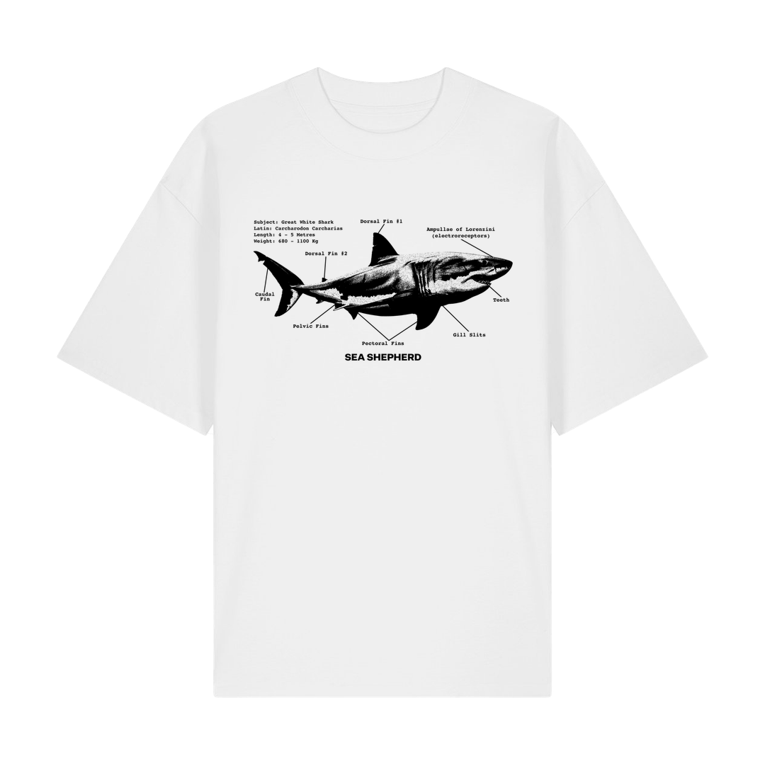 White Printed T-shirt Front
