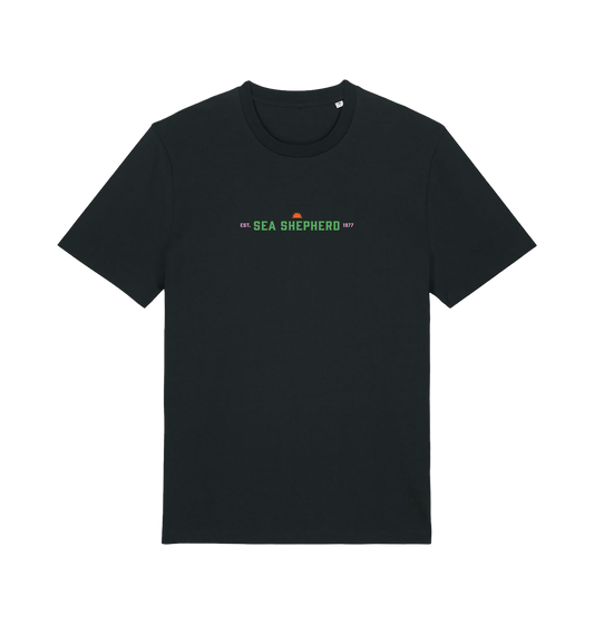 Black Printed T-shirt Front