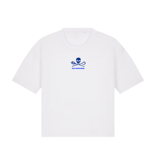 White Printed T-shirt Front