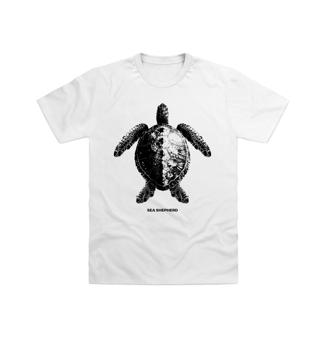 White Printed T-shirt Front