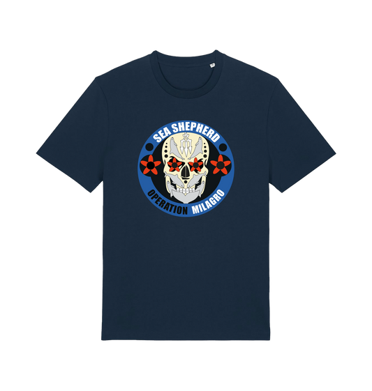 French Navy Printed T-shirt