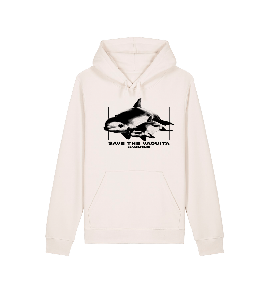 Vintage White Printed Hoody