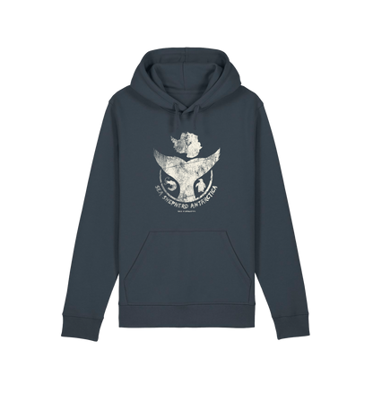 India Ink Grey Printed Hoody Front