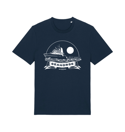 French Navy Printed T-shirt