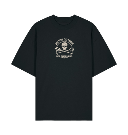 Black Printed T-shirt Front