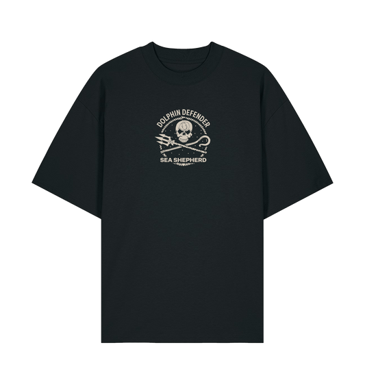 Black Printed T-shirt Front