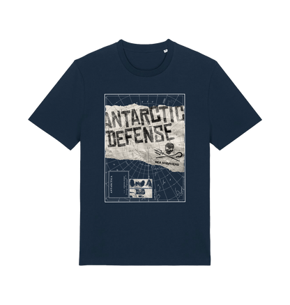 French Navy Printed T-shirt Front