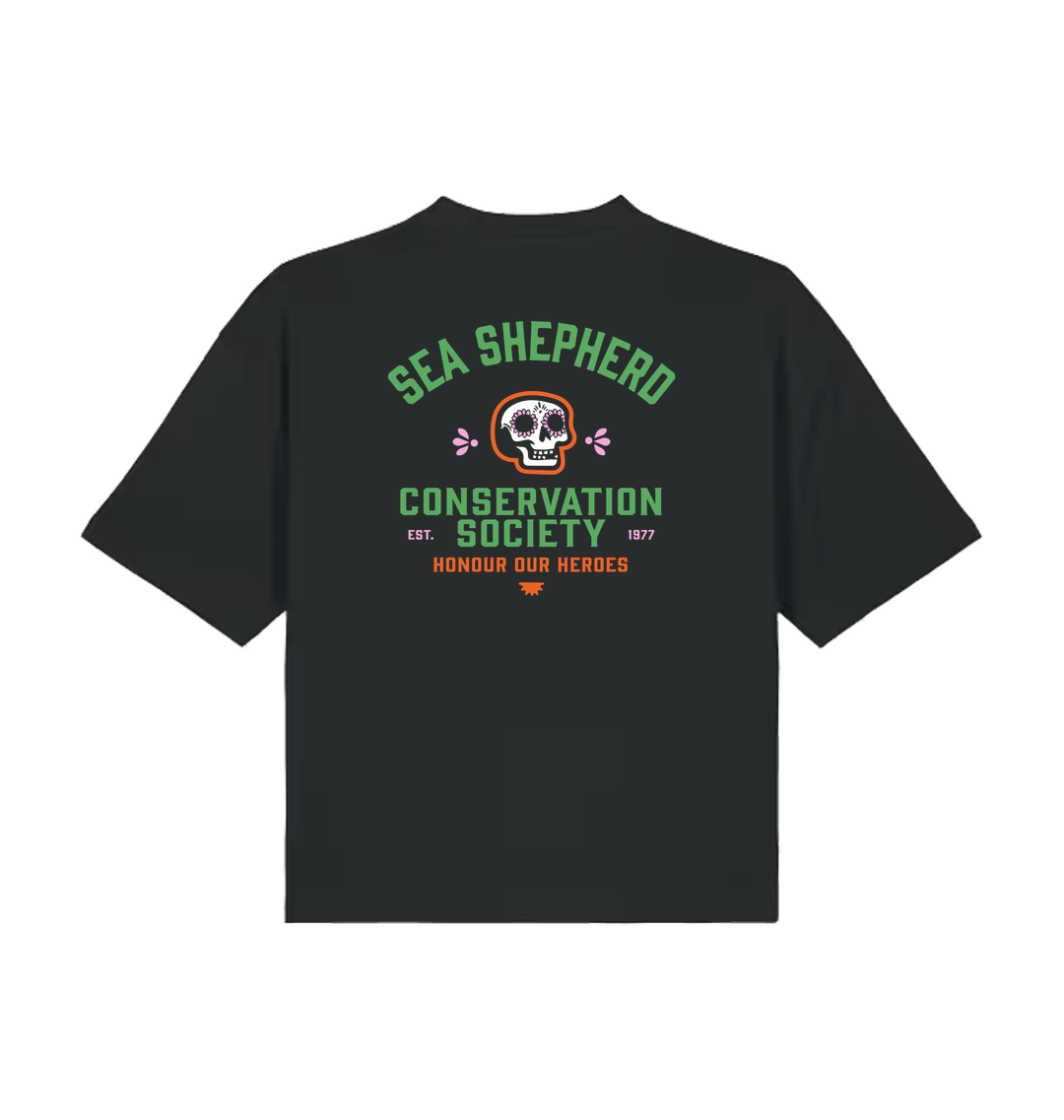 Black Printed T-shirt Back