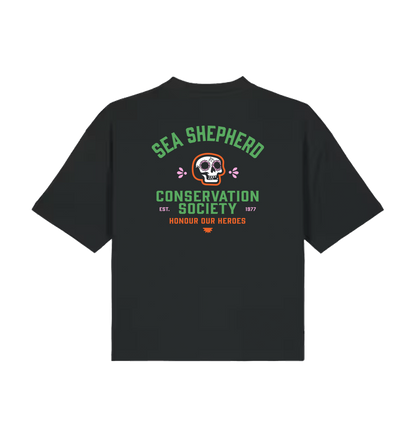 Black Printed T-shirt Back
