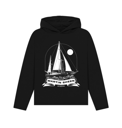 Black Printed Hoody