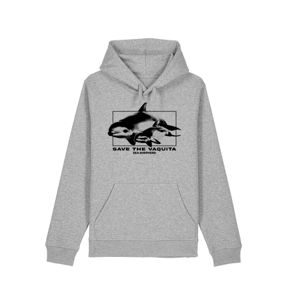 Heather Grey Printed Hoody