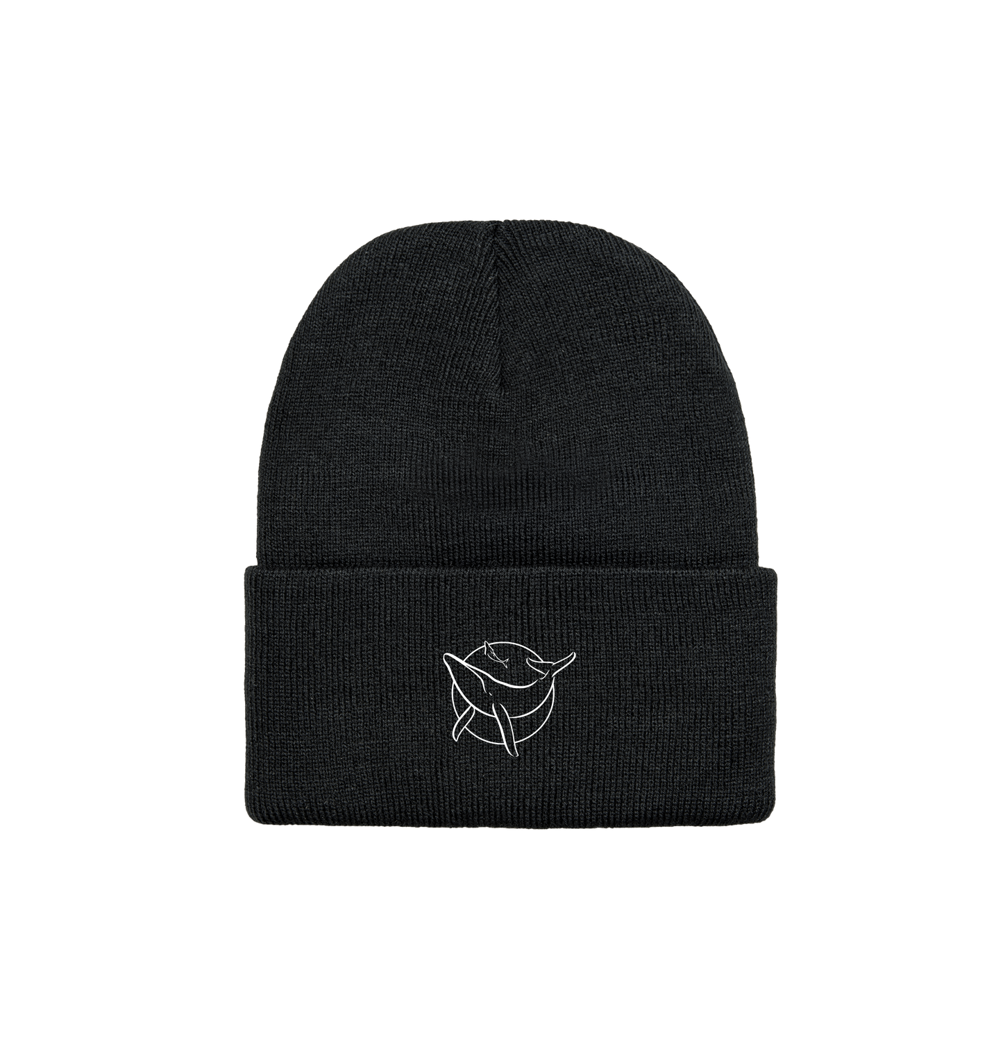Black Beanie Front