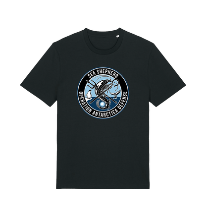 Black Printed T-shirt Front