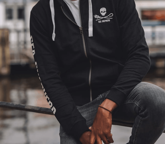 Black Zip hoody