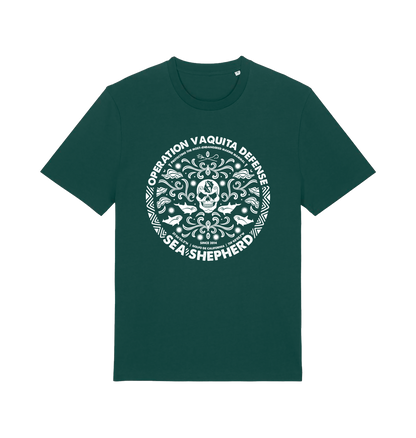 Glazed Green Printed T-shirt Front