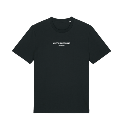 Black Printed T-shirt Front