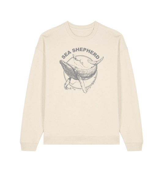 Natural Raw Printed Sweater Front