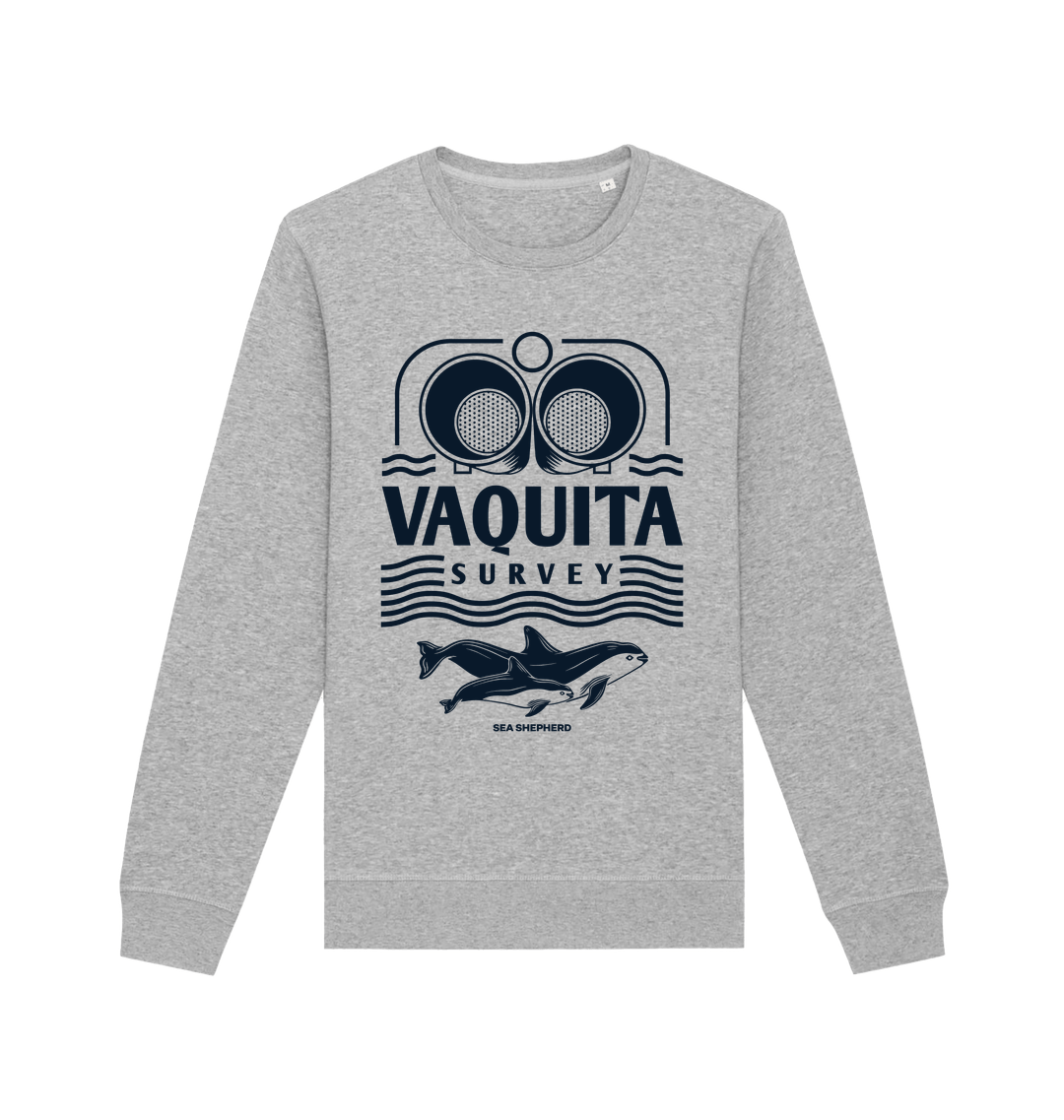 Heather Grey Printed Sweater