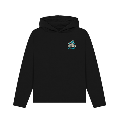 Black Printed Hoody