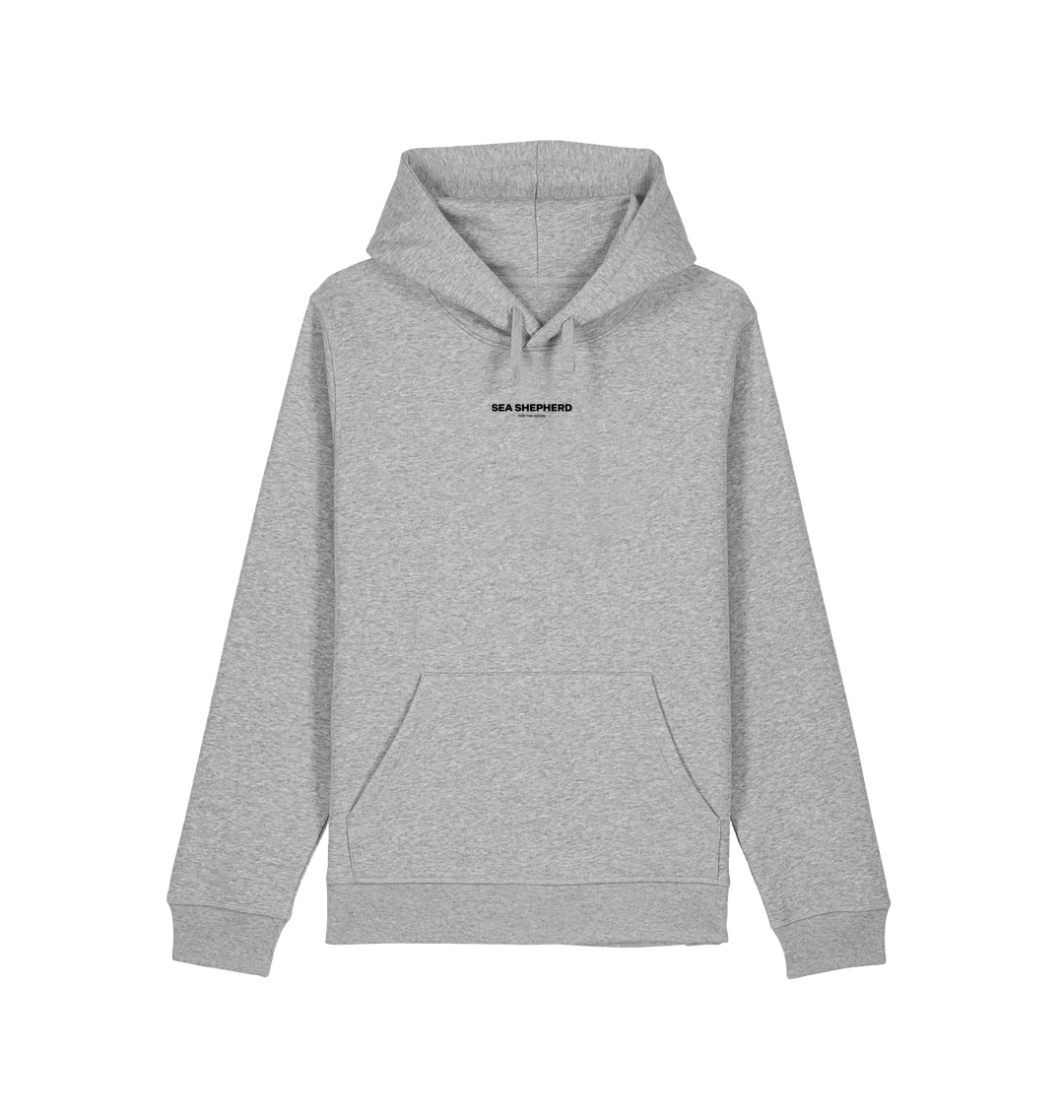Heather Grey Printed Hoody Front
