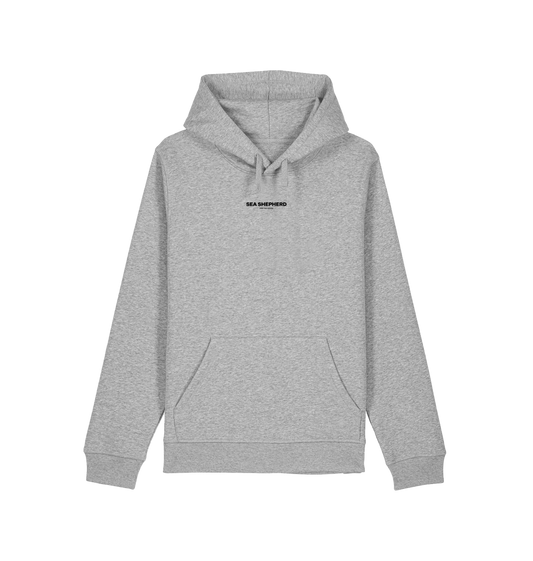 Heather Grey Printed Hoody Front