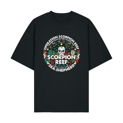 Black Printed T-shirt Front