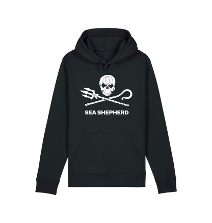 Black Printed Hoody