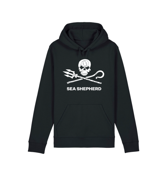 Black Printed Hoody