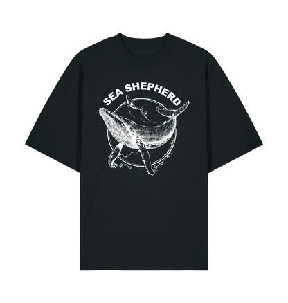 Black Printed T-shirt Front