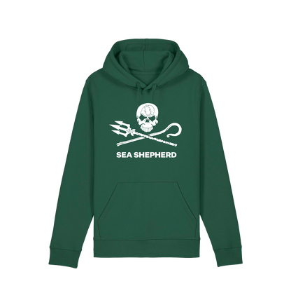 Bottle Green Printed Hoody