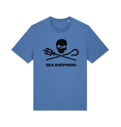 Bright Blue Printed T-shirt Front