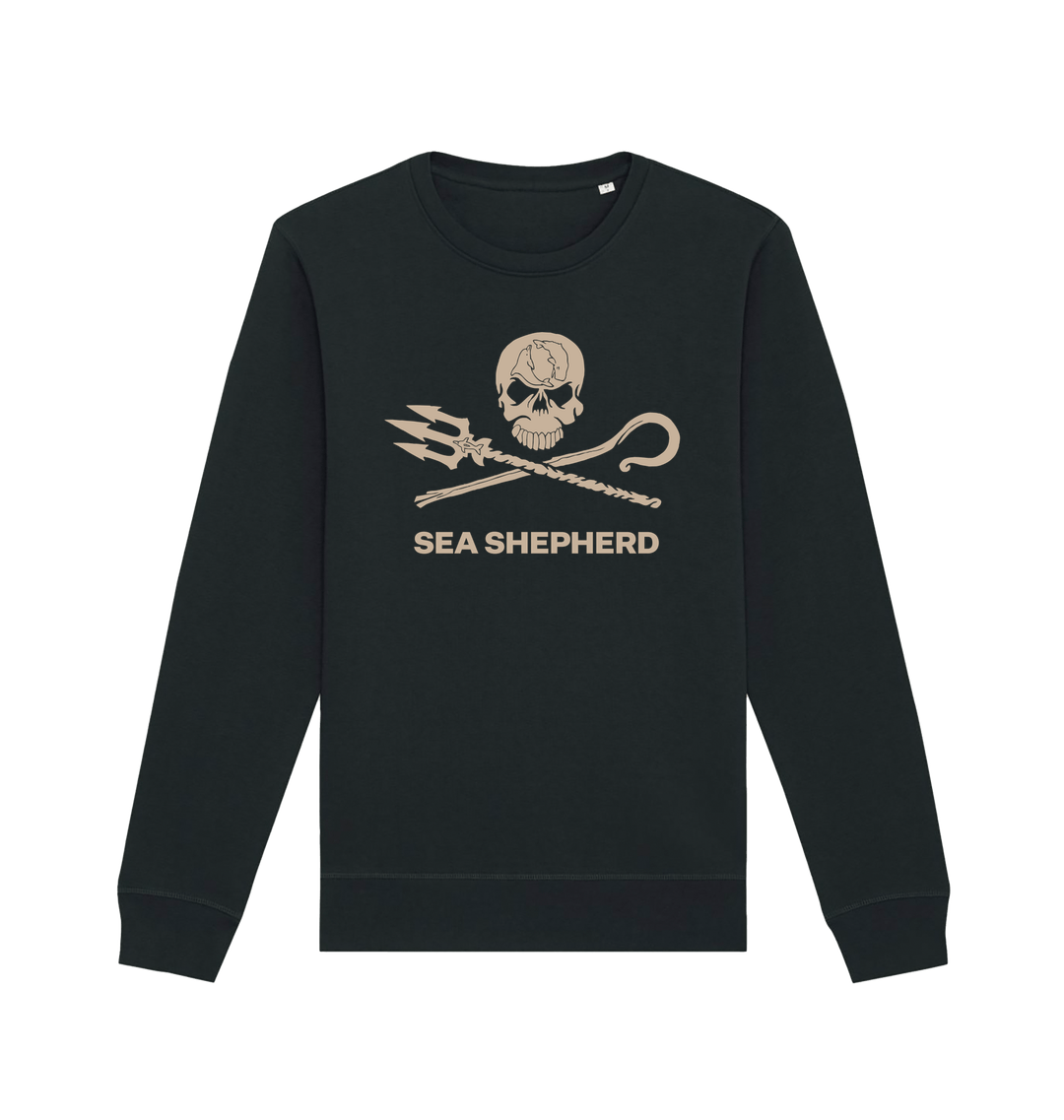 Black Printed Sweater